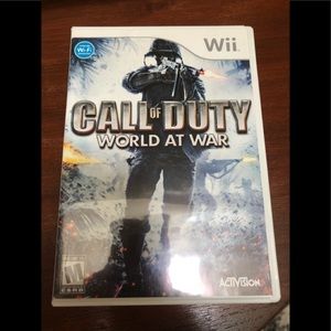 Call of duty world at war for Wii